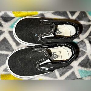 Toddler Black Vans Shoes